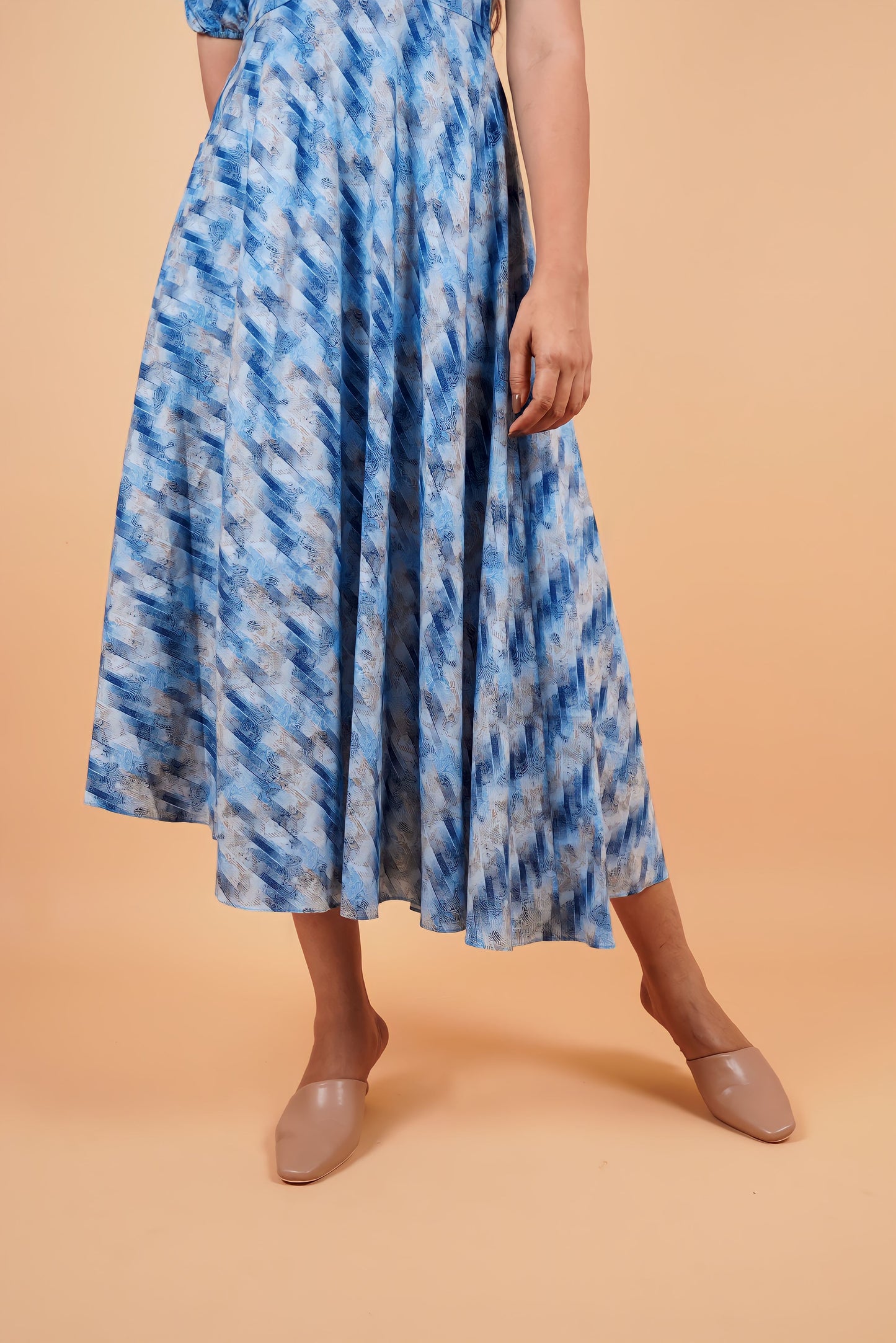 Blue cotton Maxi
